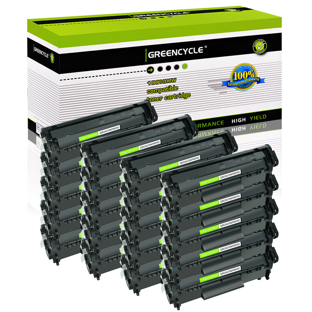 20PK Q2612A Toner Cartridge Fits for HP LaserJet 1012 1015 1018 1020 1022 3015