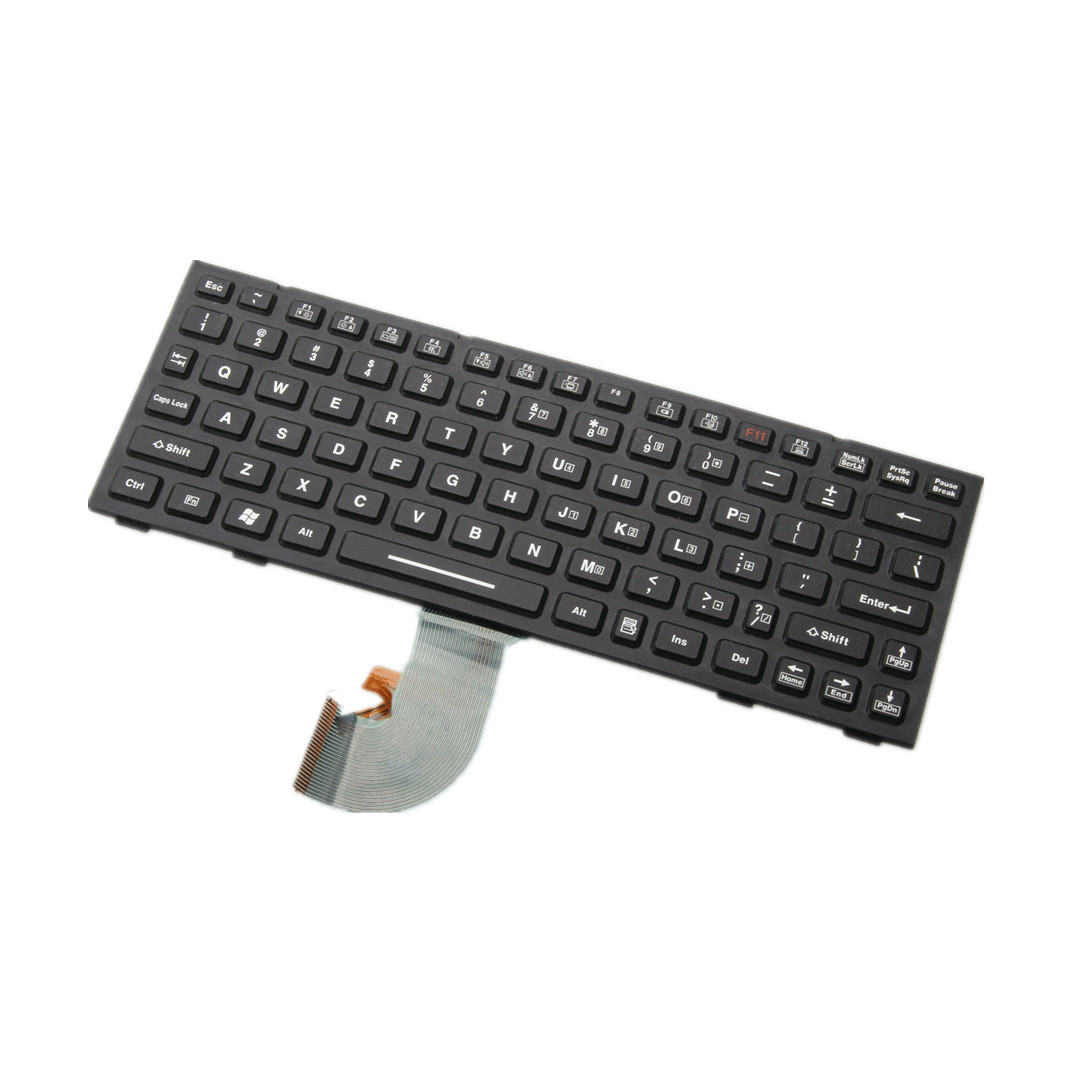 ST US Original For Panasonic Toughbook CF-18 CF-19 Rubber Backlit US Keyboard