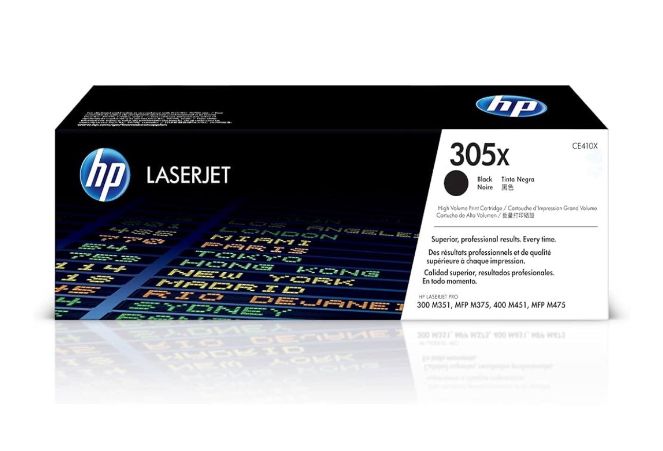 HP 305X High Yield LaserJet Toner Cartridge - Black