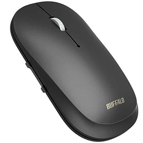 Buffalo FLEXUS Wireless Mobile Mouse Bluetooth Thin and Lightweight 5 Buttons