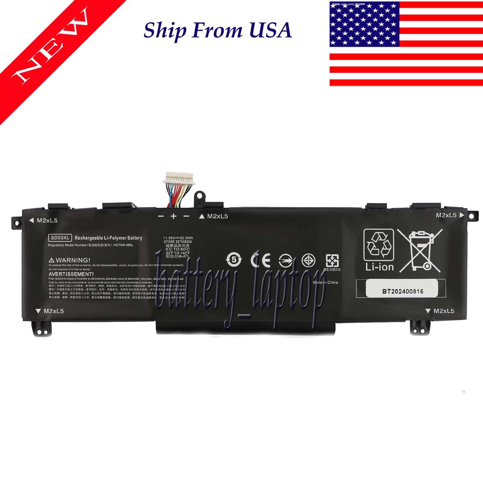 Battery for HP Omen15-EN0013AX 15-EN0002LA SD06XL L84392-005 L84394-005