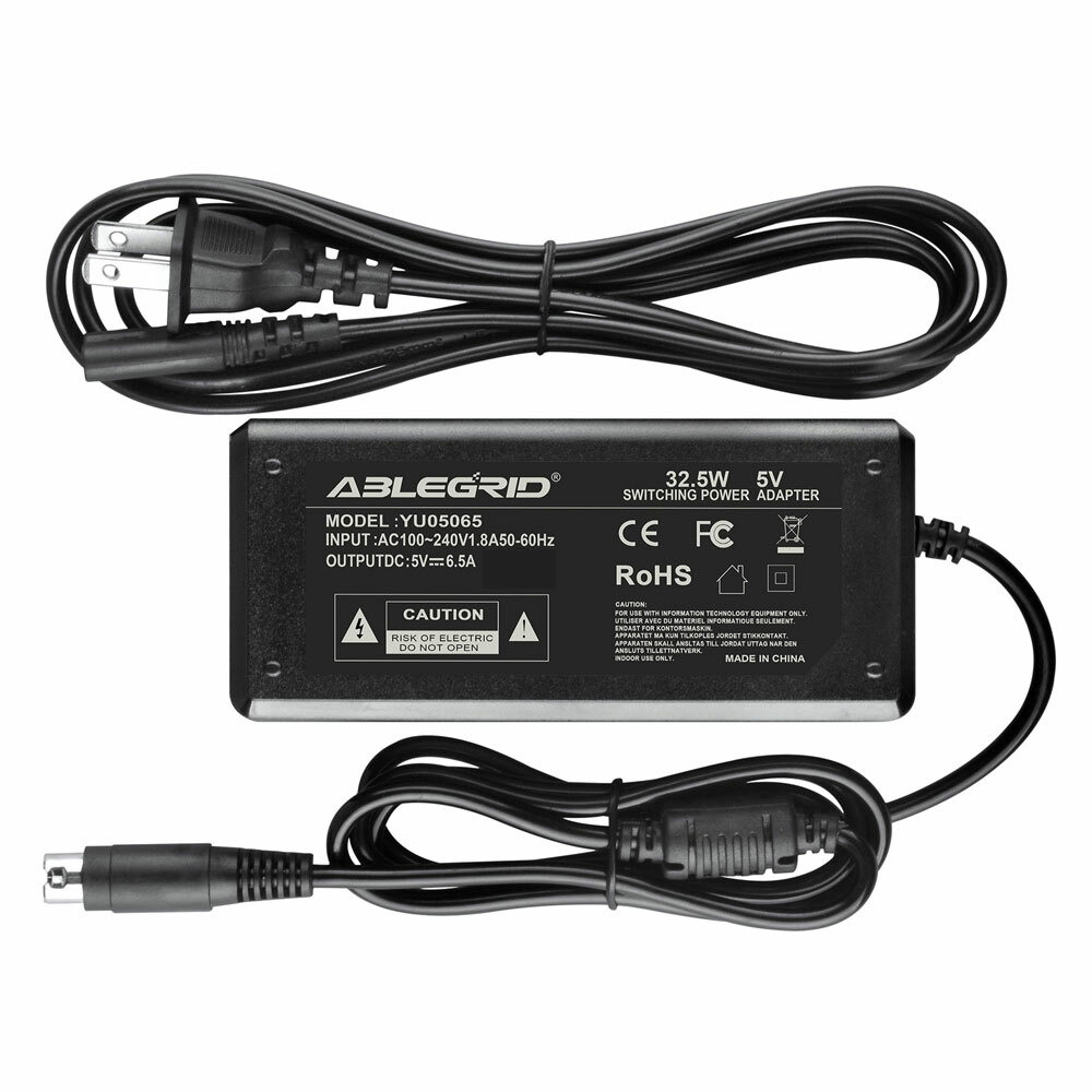 5V 6.5A 4-Pin AC Adapter Charger For Dell D3000 0J22N2 ACP075US Laptop Docking