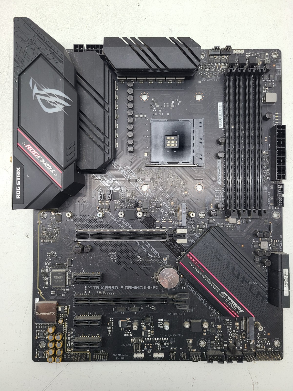 ASUS ROG Strix B550-F Gaming Wi-Fi ATX Motherboard, Socket AM4, DDR4 (FL)