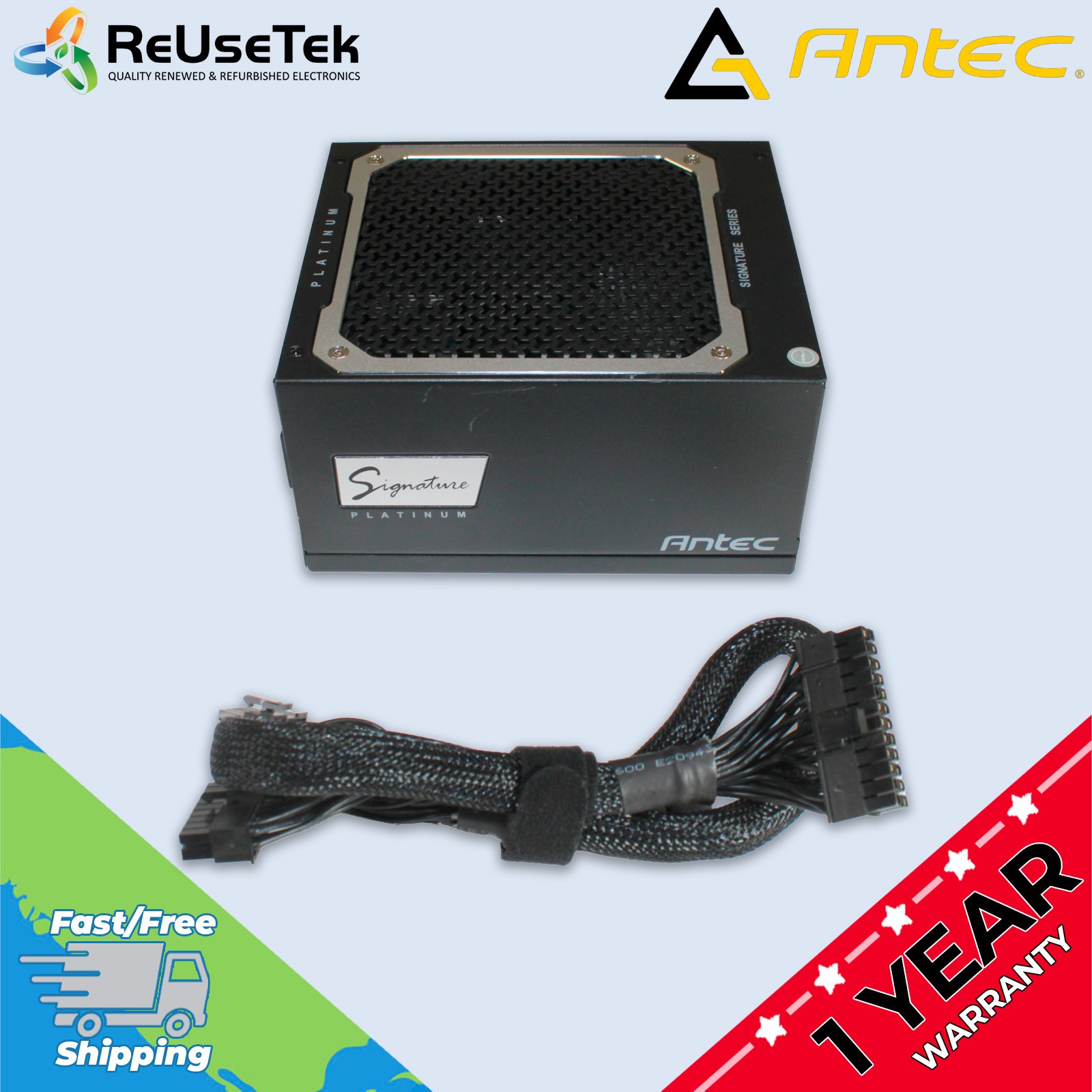 ANTEC Signature 1000W Platinum 80 PLUS SP 1000 Modular Power Supply PSU