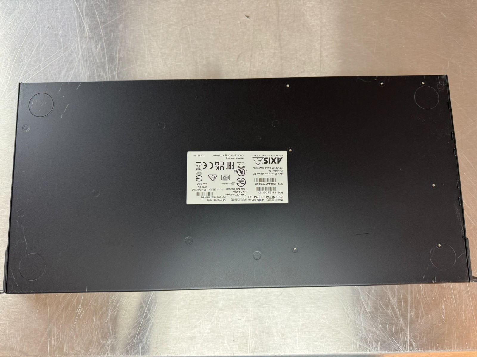 Axis T8524 PoE+ Managed Network Ethernet Switch 24 Port CCTV Camera Surveillance