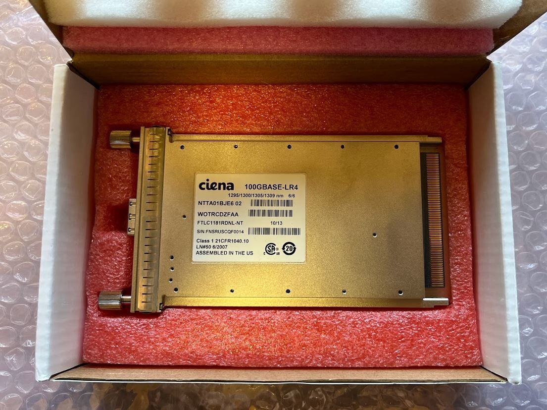 CIENA NTTA01BJE6 4x25G WDM WOTRCDZFAA