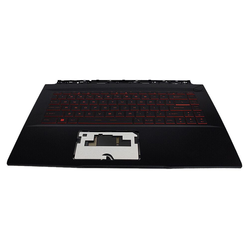 Palmrest Backlit Keyboard For MSI GF65 9SD 9SE 10SD MS-16W1 Upper Case Black New