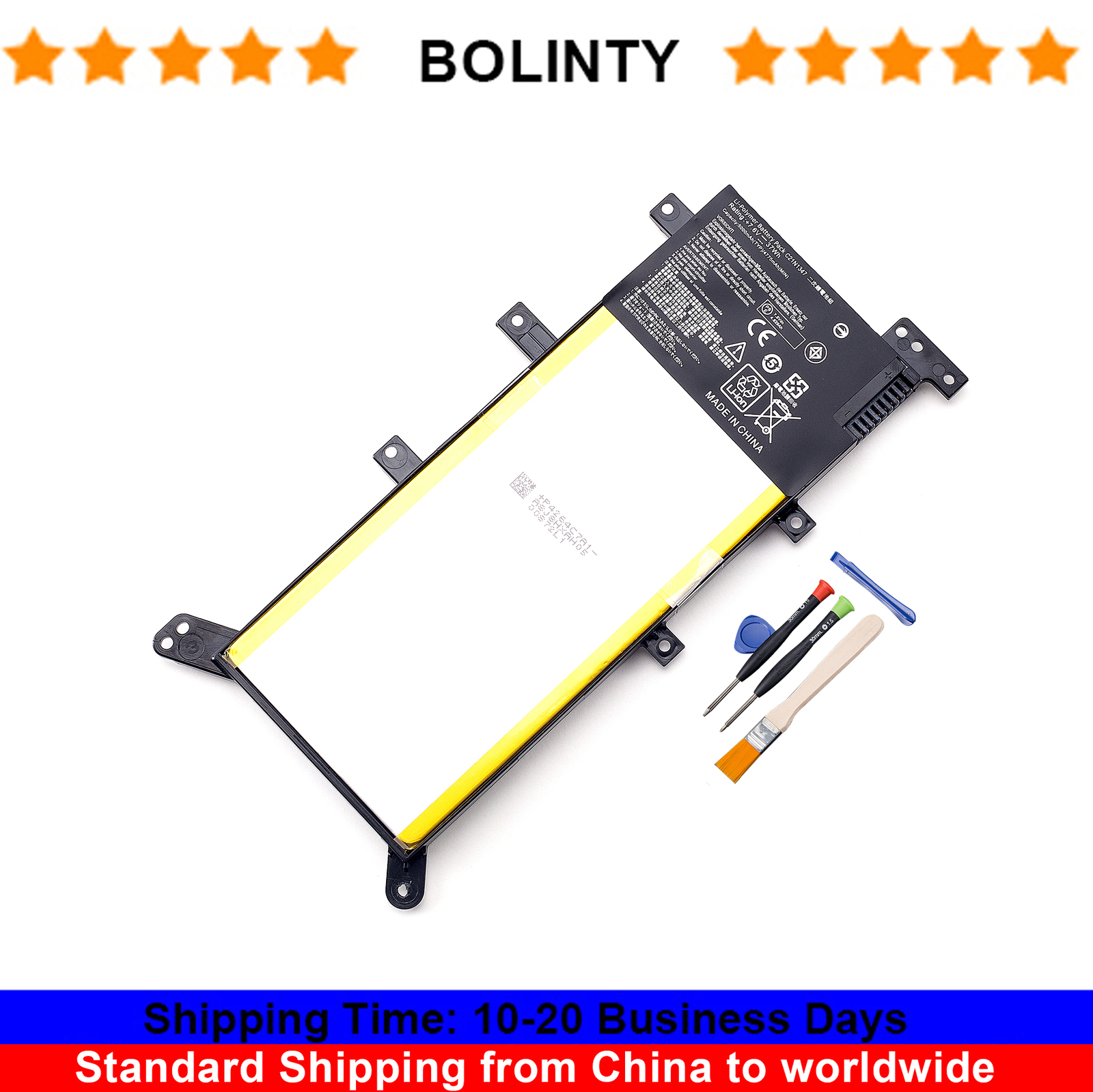 C21N1347 Battery For Asus K555L X555L A555L F555L DX922L R557L Y583L X555LA 37Wh