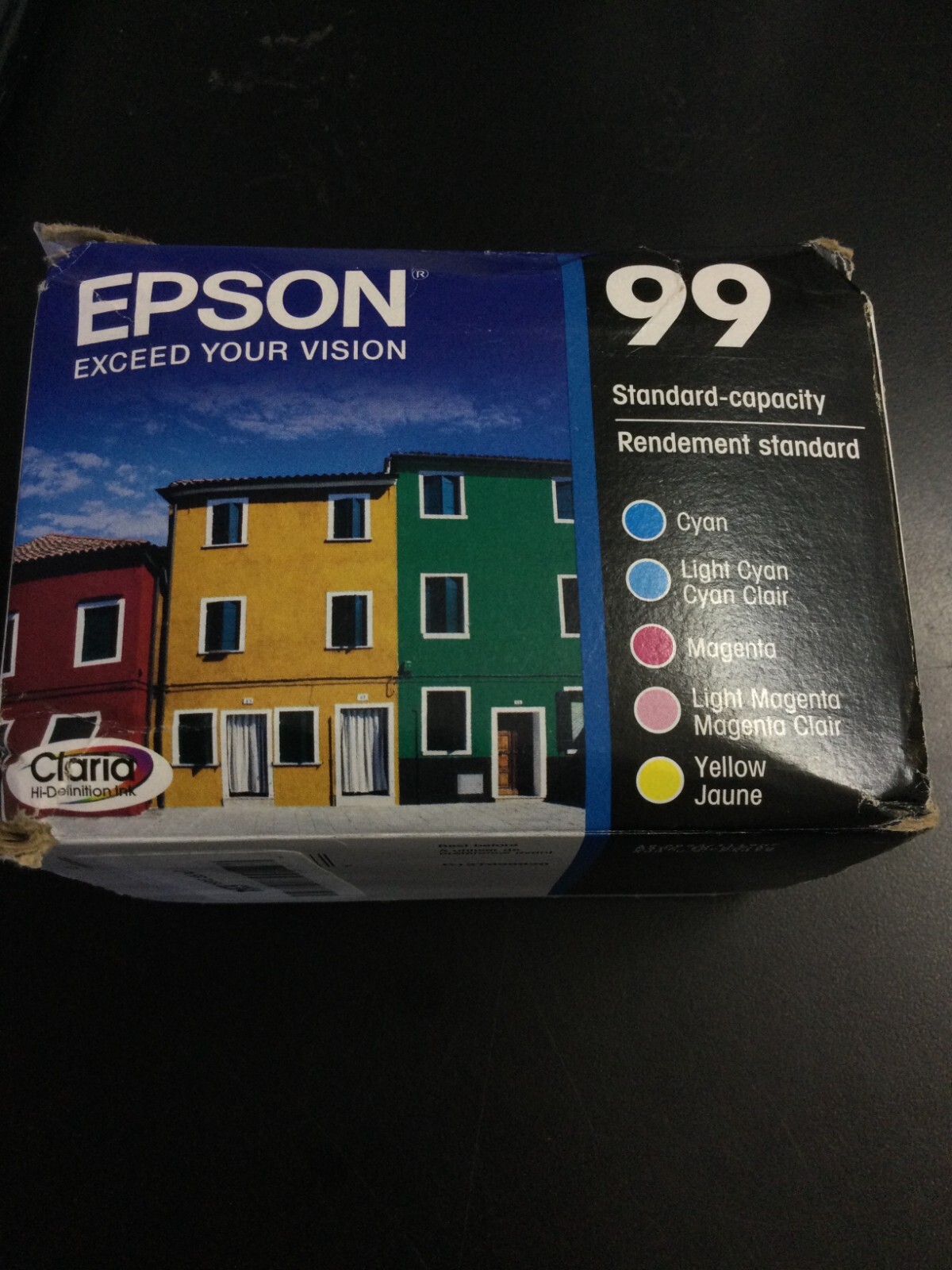 Epson 99 T099920 Ink  Cyan Magenta Yellow LightCyan LightMagenta 9837OB
