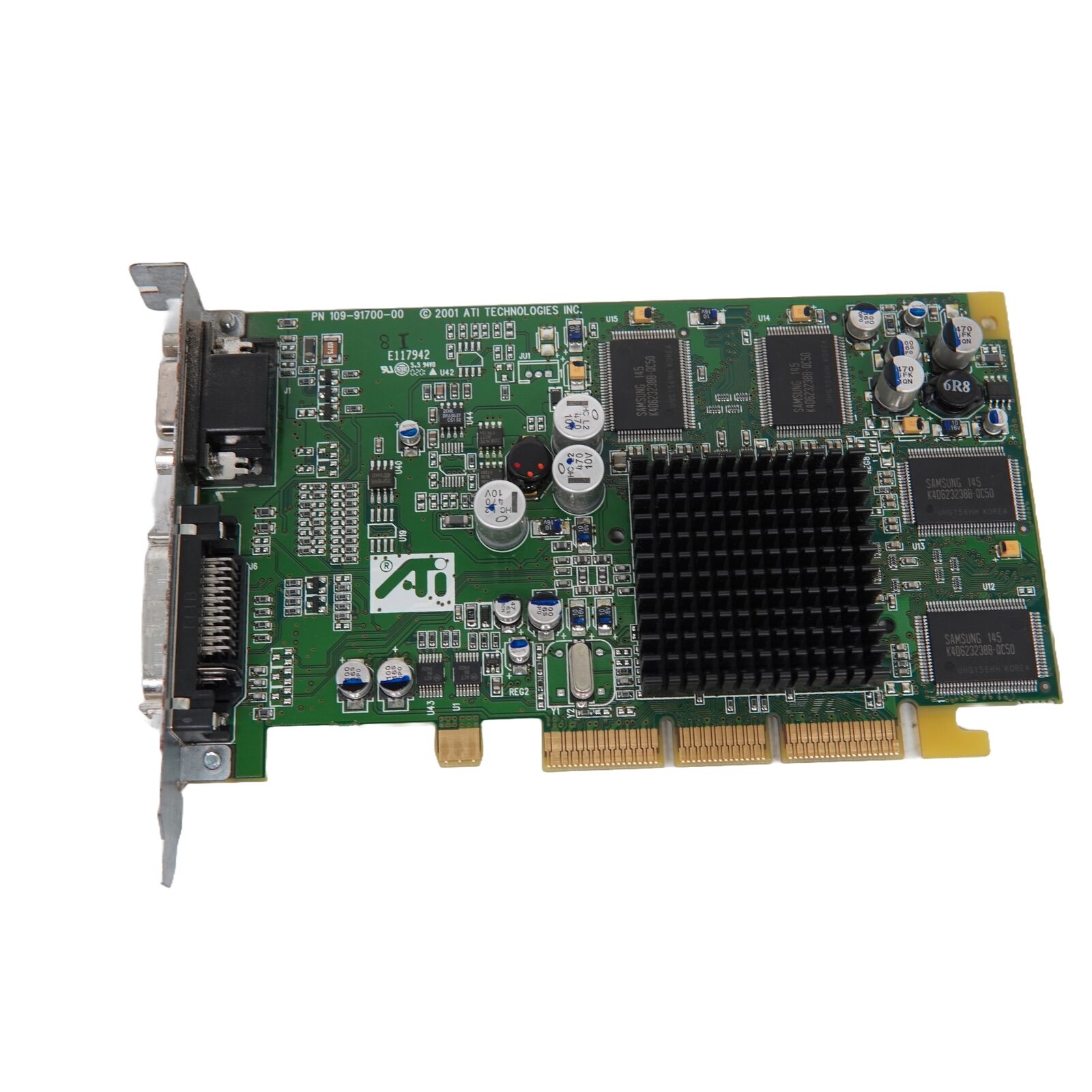 Apple  630-3846 ATI Radeon 7500 AGP ADC+VGA Video Card For PowerMac G4 603-0134