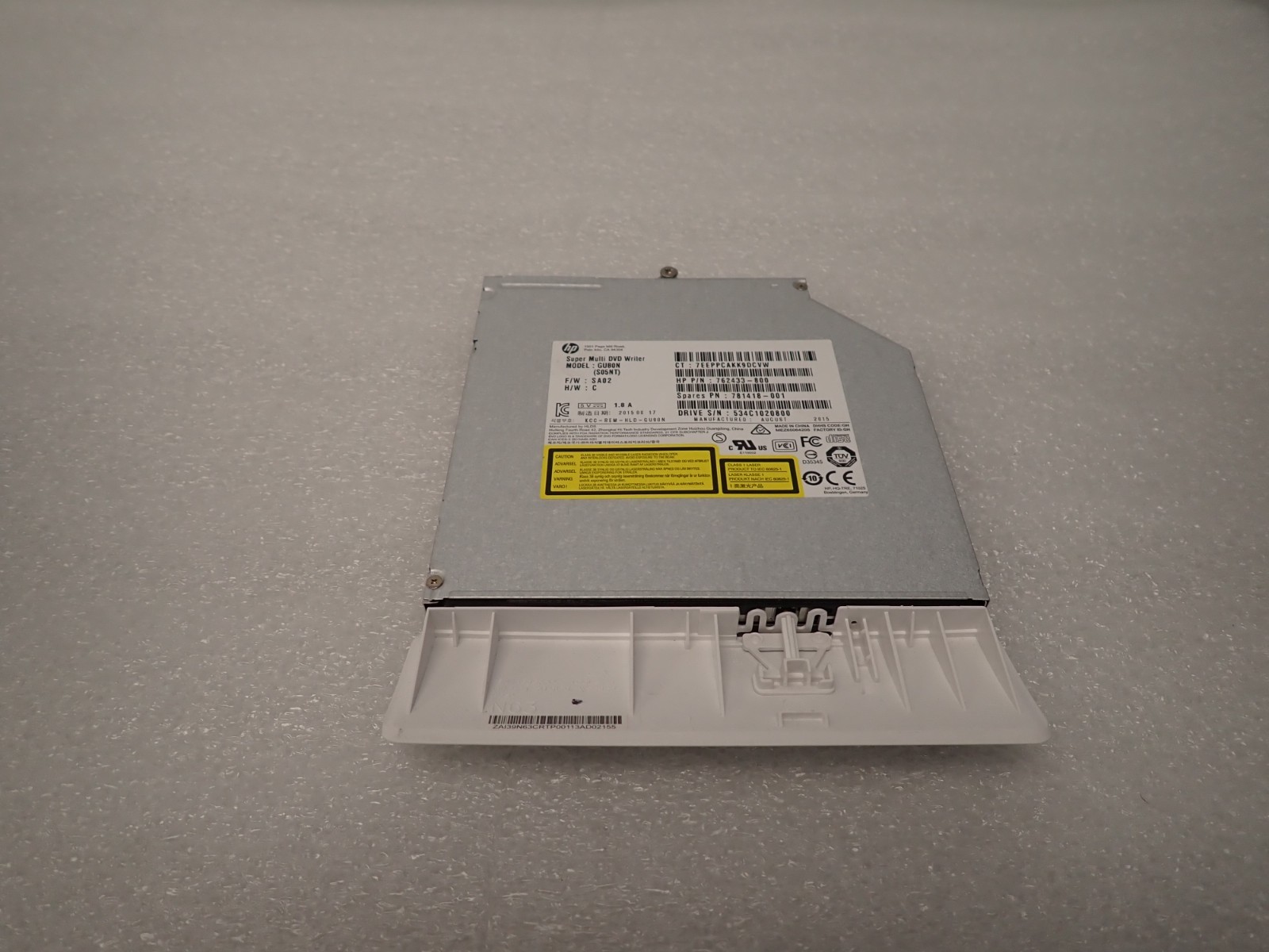 HP Genuine GUD1N GUD0N Super Multi DVD-RW 762433-800 Slim SATA Desktop Drive