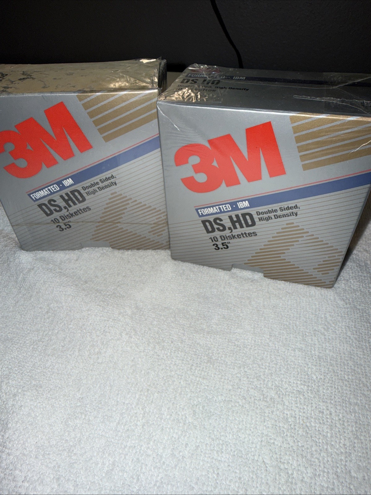 (Lot 2 Genuine Imation IBM Formatted 2HD 1.44 Diskettes 2-10Pks (20 Diskettes)