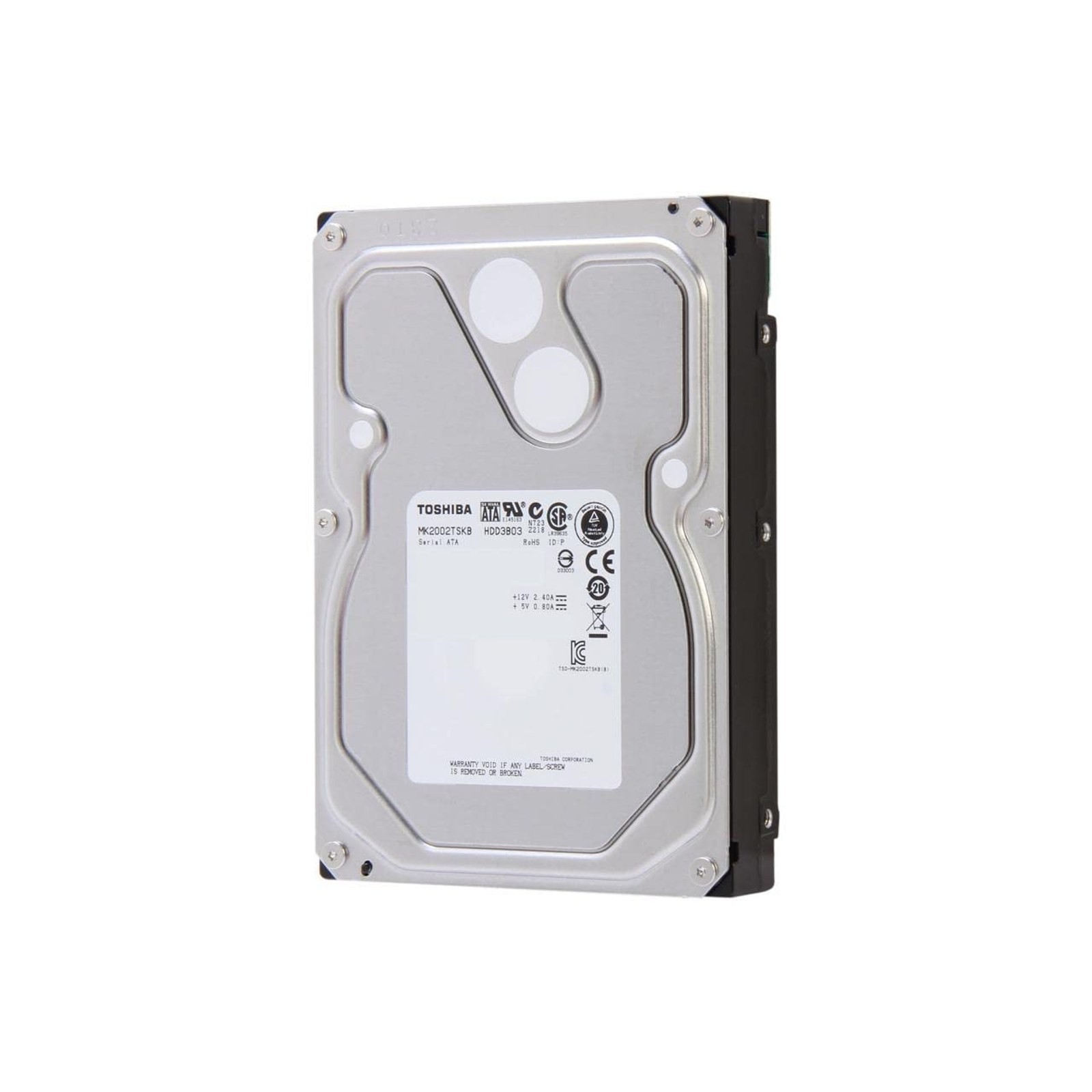Toshiba MK2002TSKB 7.2K 3.0Gbps 2TB 2000GB Enterprise SATA Hard Drive