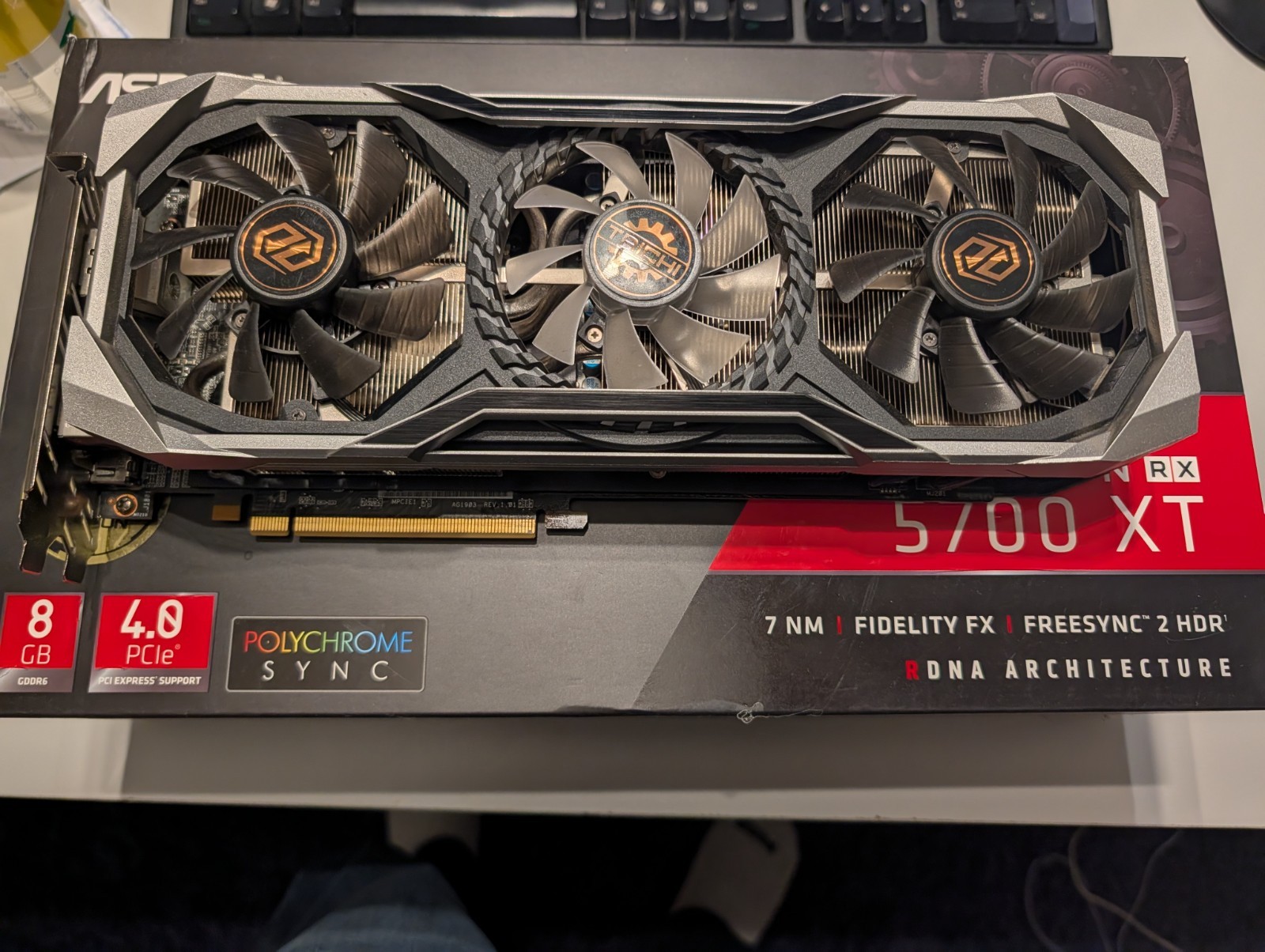 Used ASRock Radeon RX 5700 XT Taichi X 8G OC+ 8GB Graphics Card