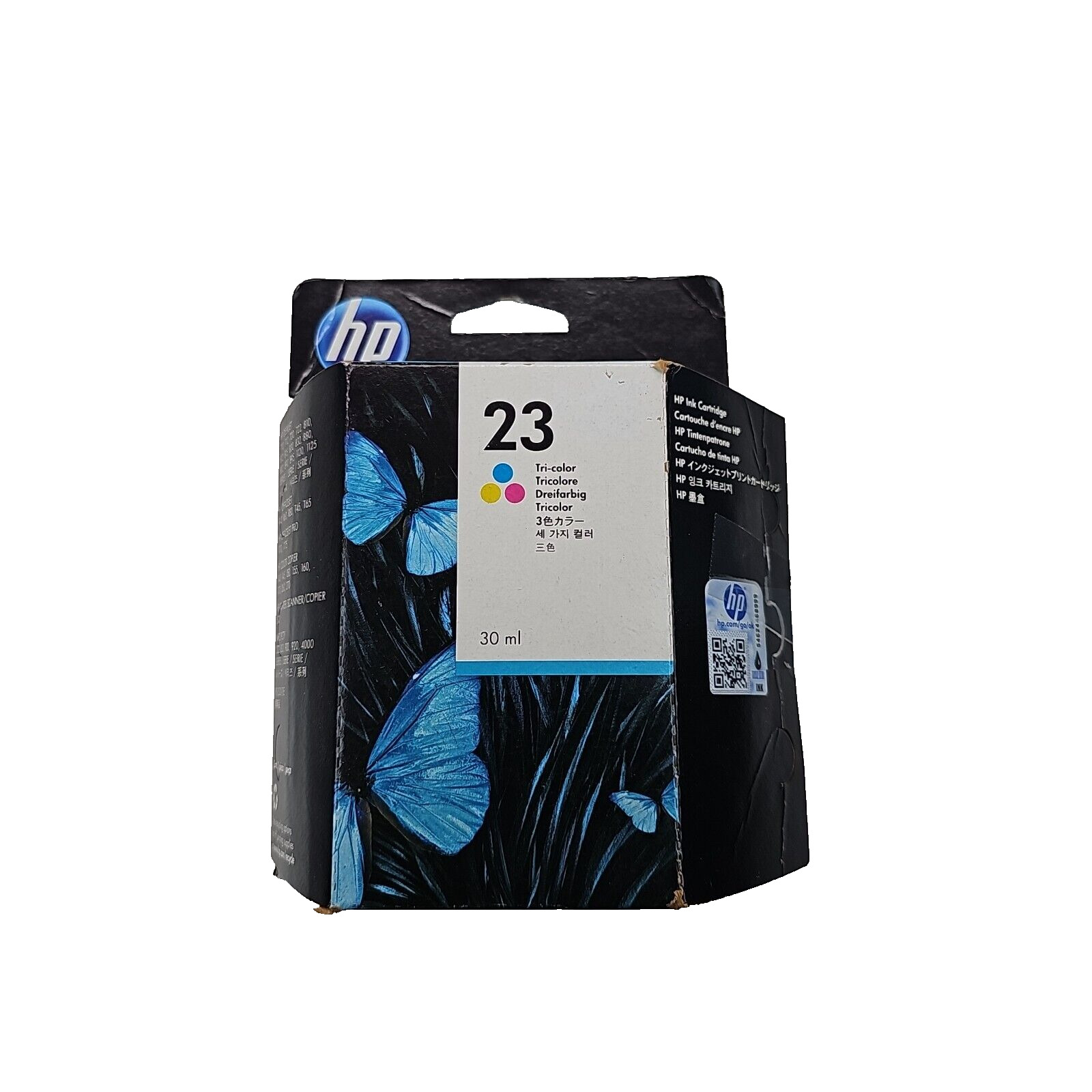 HP 23 Ink Cartridge GENUINE HP Tri-Color New Sealed Expiration 5/2020