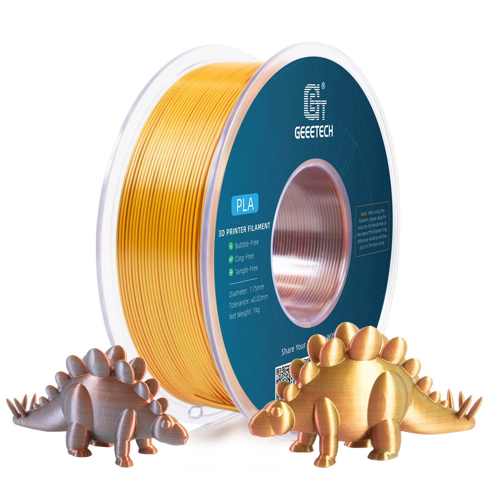 Geeetech Filament 0.5/1KG 1.75mm PLA/PETG/TPU/HS-PLA/ABS+/ASA/Resin 3D Printer