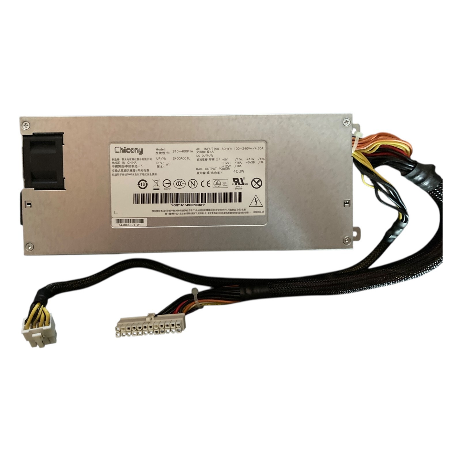 ⚡ CHICONY S10-400P1A 400W Power Supply S400A001L 74-8090-01 Module REV - A1