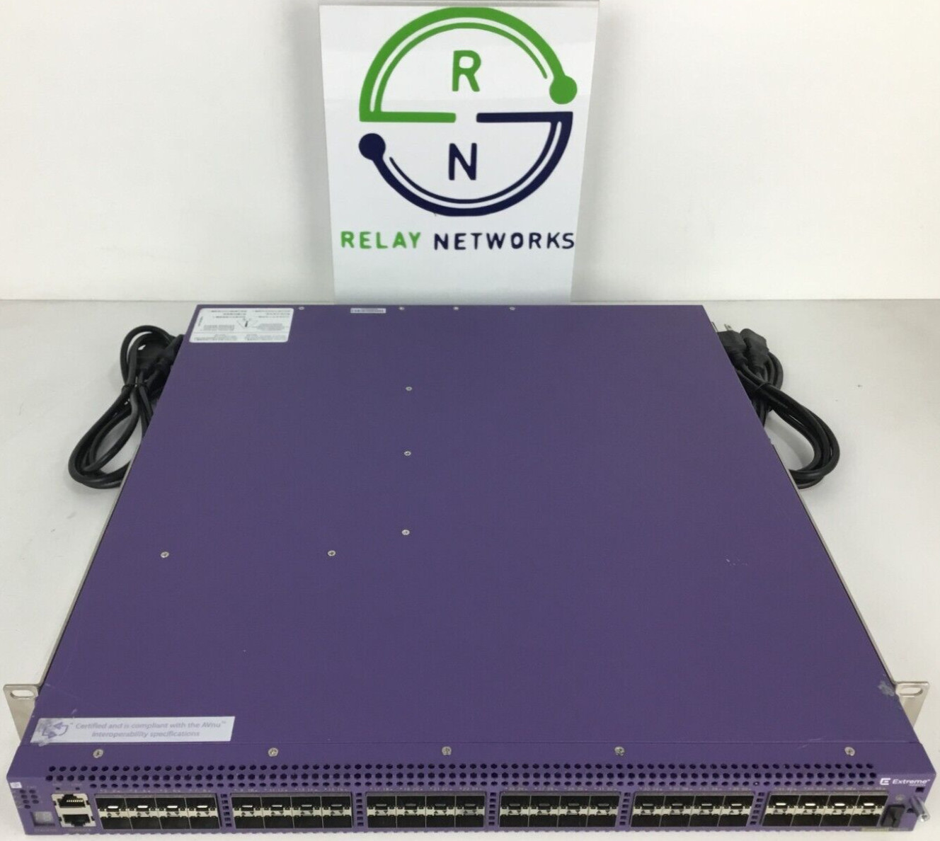 Extreme Networks 17103 Summit X670-48x-FB 48x 10 Gigabit SFP+  2x 10925 Adv Edge
