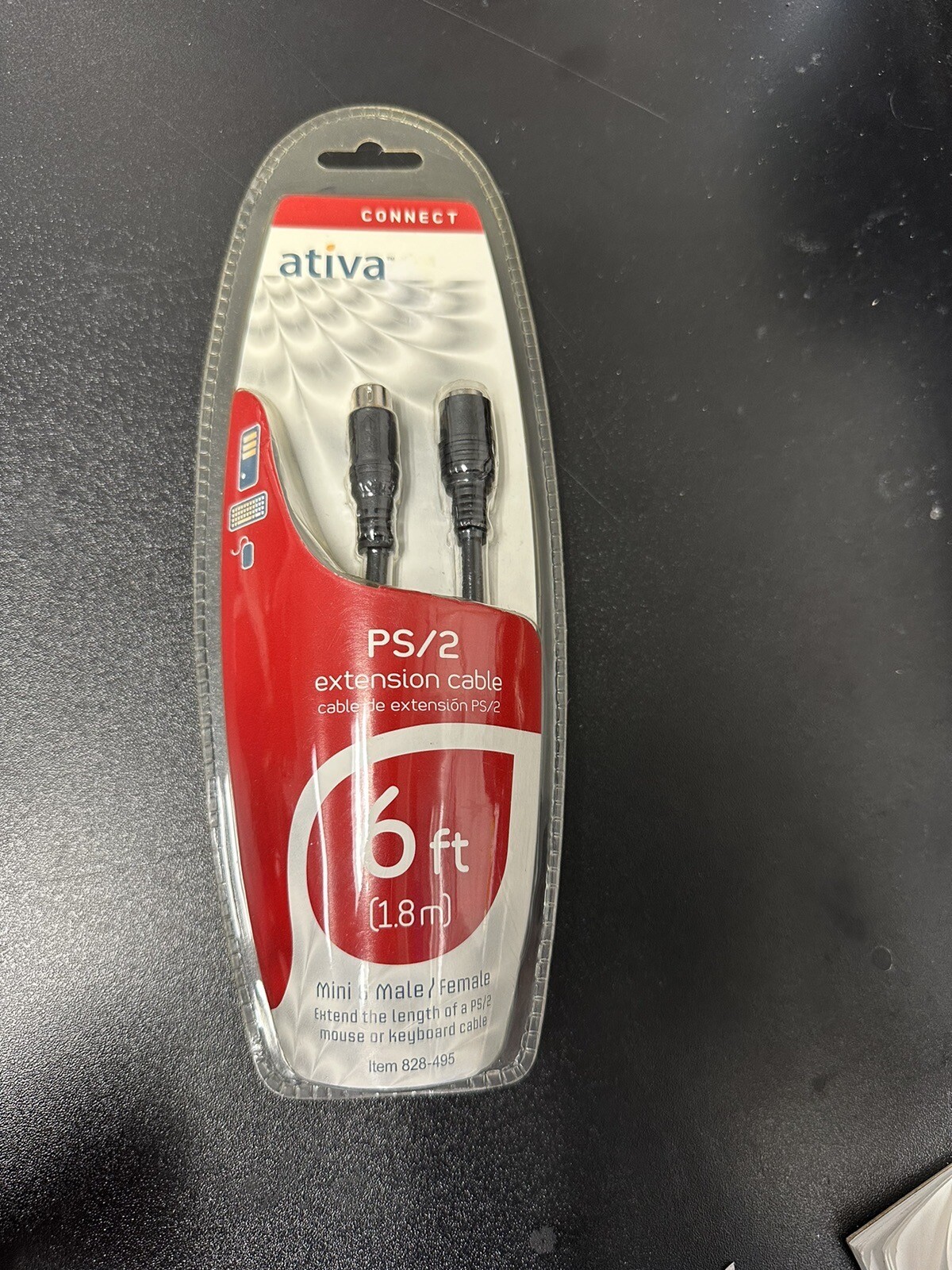 🔥🔥Ativa 6-feet PS/2 Keyboard/Mouse Extension Cable🔥🔥