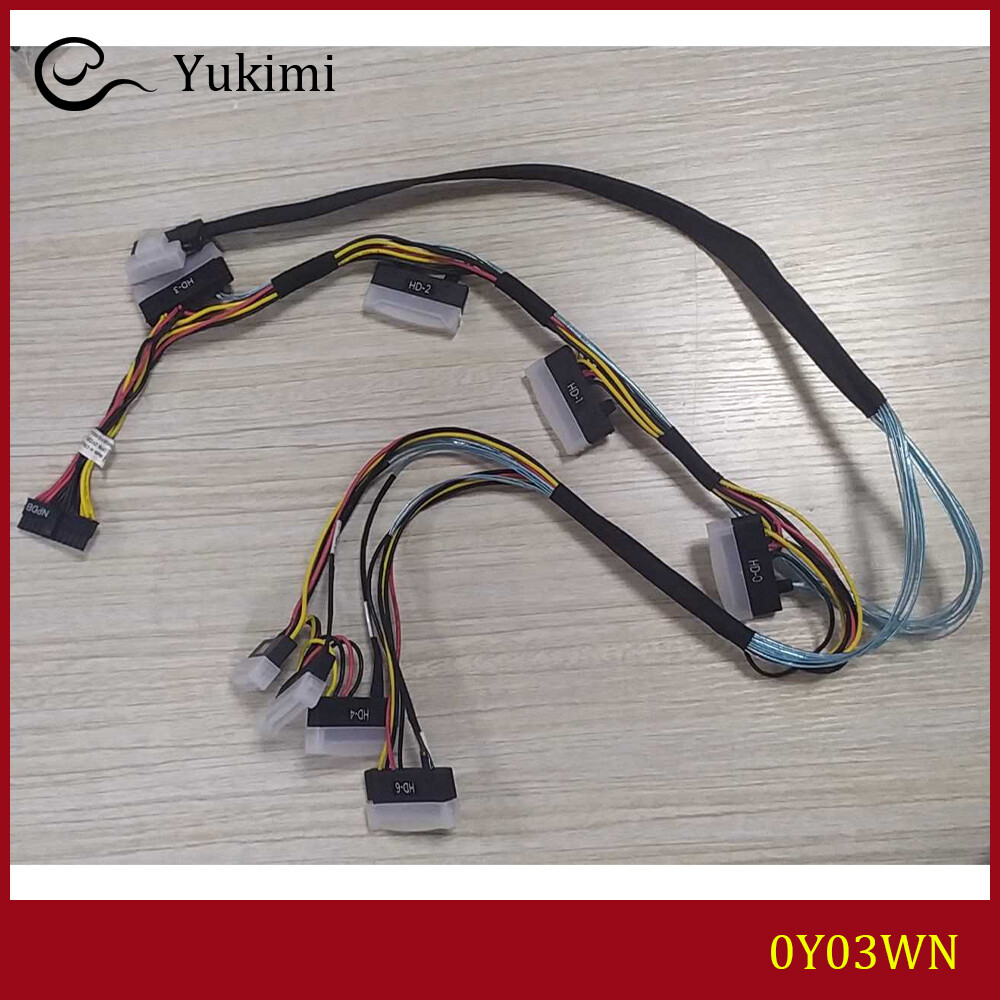 0Y03WN FOR DELL Y03WN SAS4.0 SFF-8654 to Sata 8482 SAS Hard Disk Data Cable
