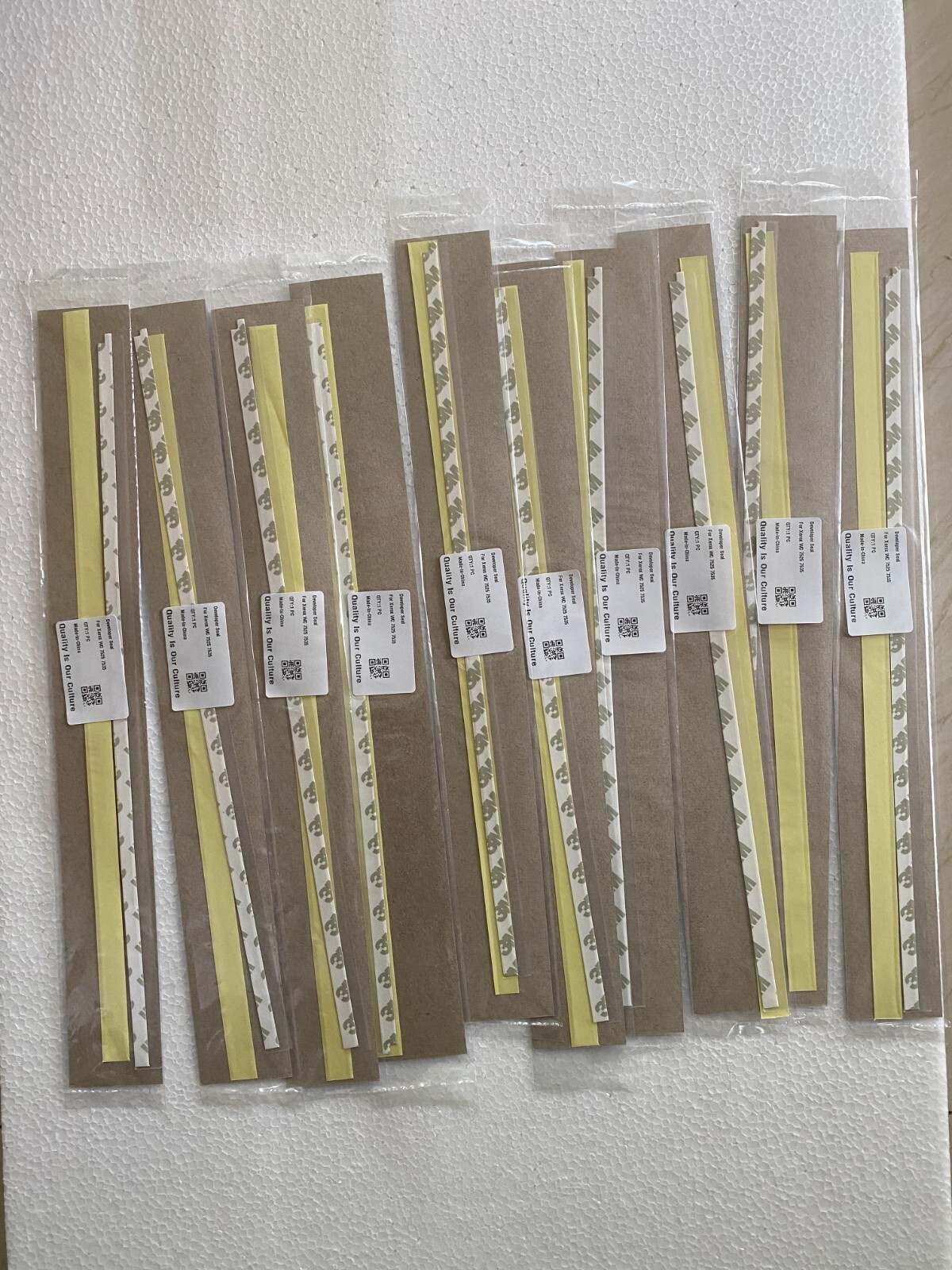 10 pcs Drum PLASTIC COVER SEAL/FILM Xerox WC 7525, 7530,7545,7556,7830,7845 .