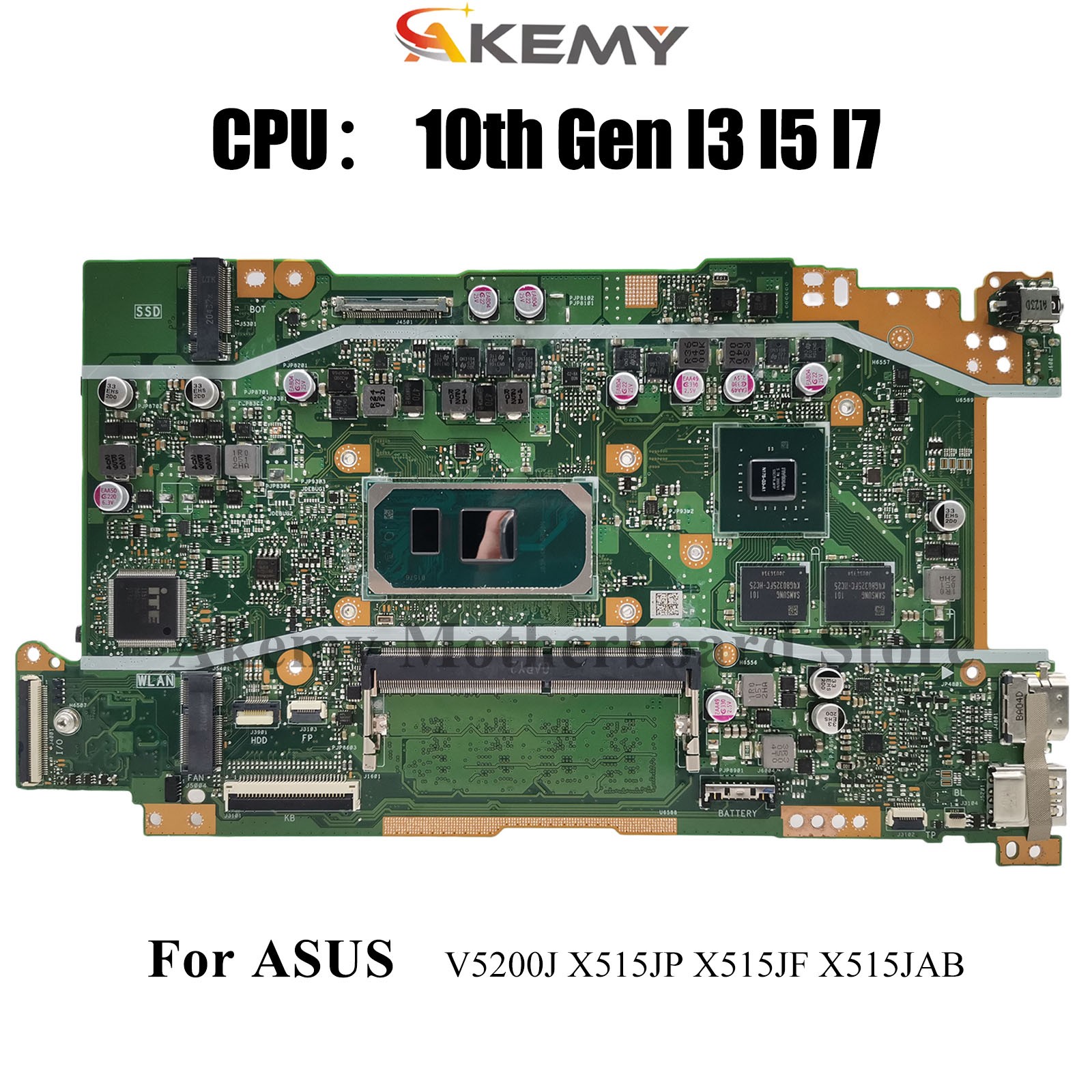 X415JP Motherboard For ASUS V4200J V4200J X415JAB A416J X415JF Mainboard W/CPU