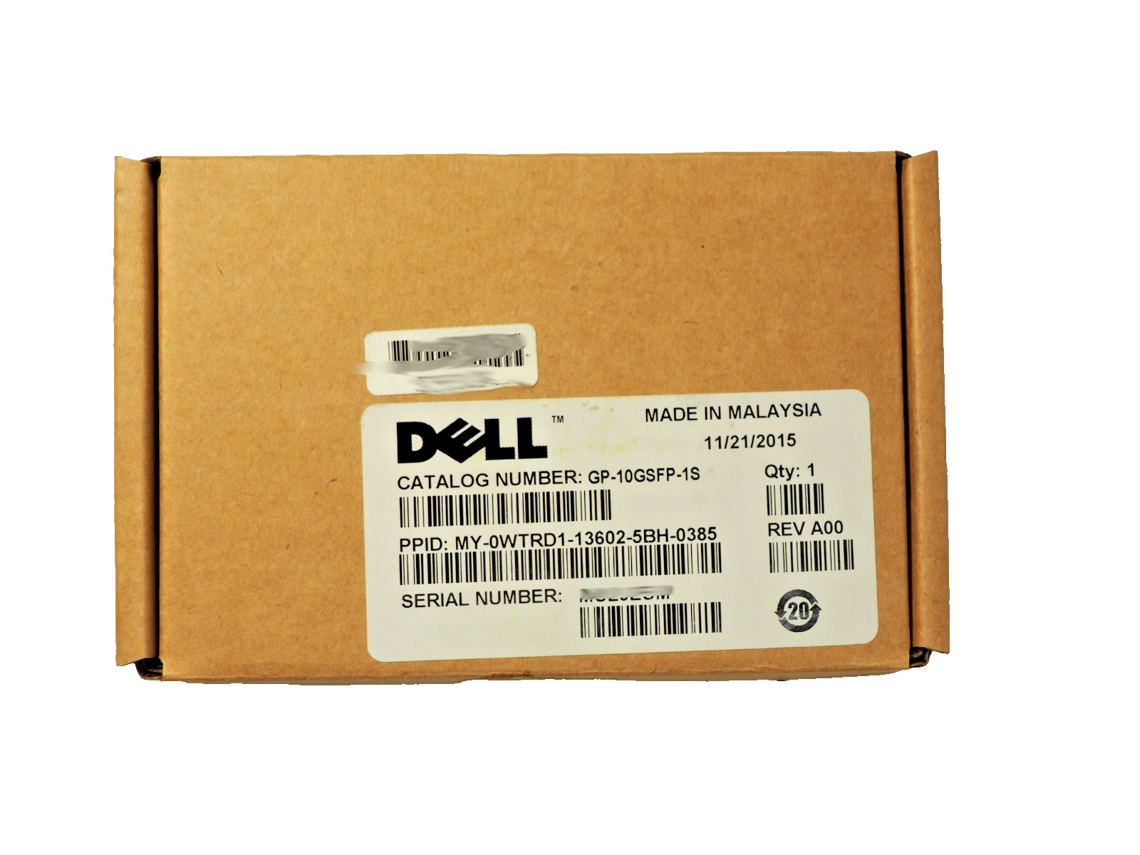 DELL 10Gb FTLX8574D3BCL-FC SFP+ 10GBase-SR 850nm Optical Tranciever WTRD1 NEW