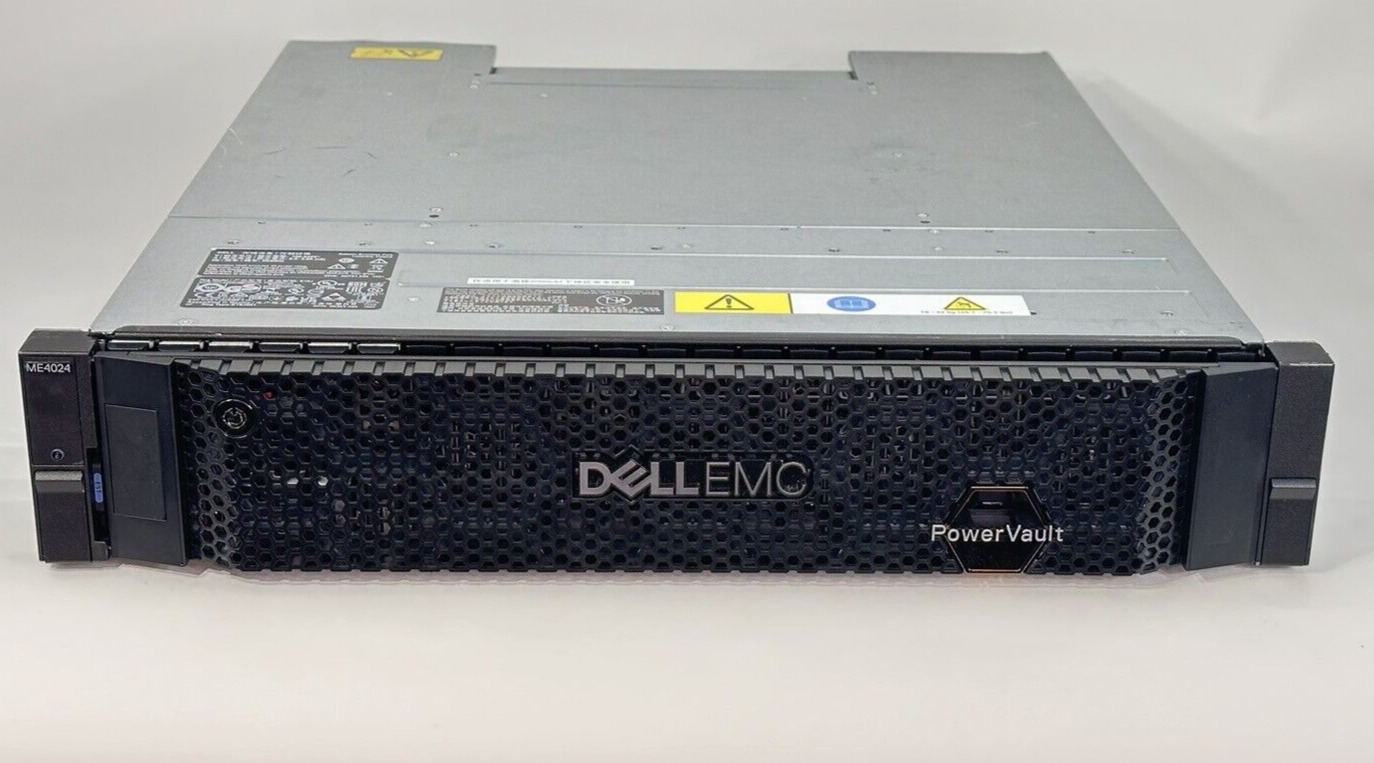 Dell PowerVault ME4024 10G iSCSI Array 6x 3.84TB SAS SSD Rails ProSupport Jan 26