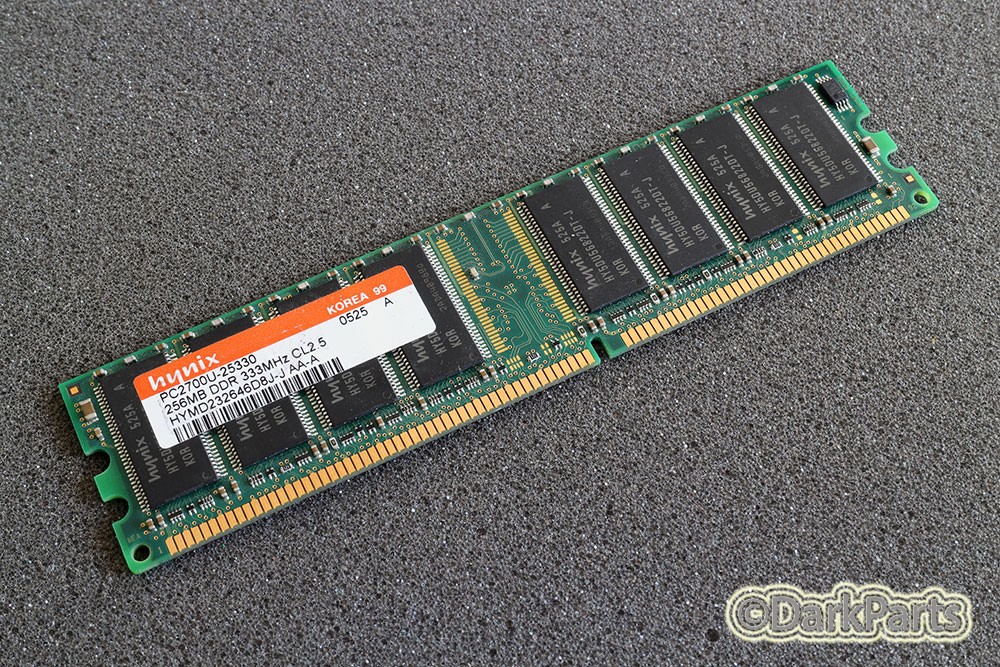Hynix HYMD232646D8J-J PC2700U-25330 256MB Memory RAM DDR-333Mhz