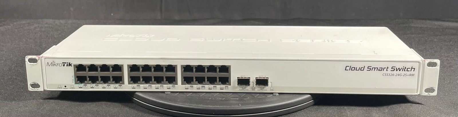 MikroTik CSS326-24G-2S+RM 24 Port Gigabit Managed Switch w/2x SFP+ Ports