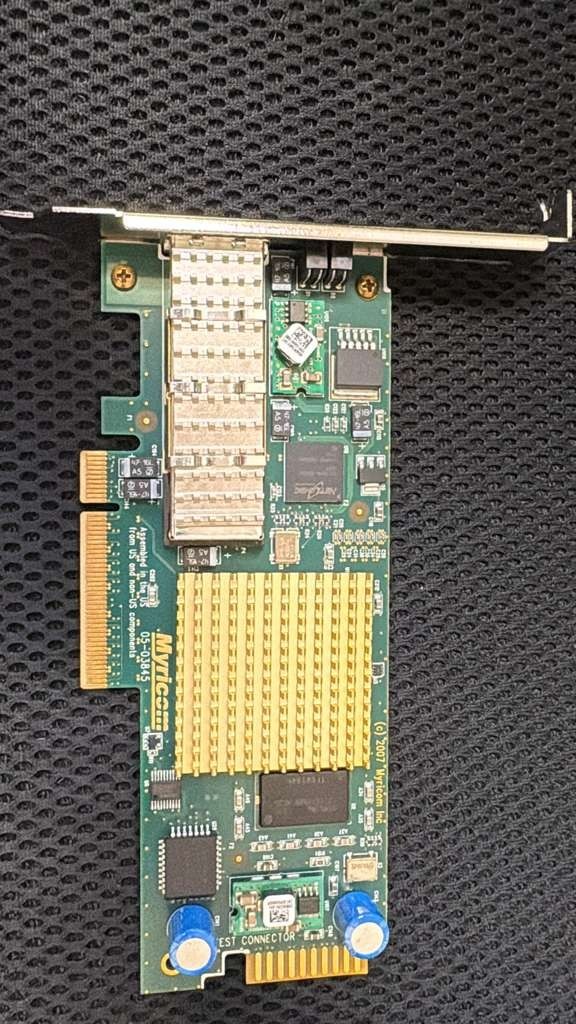 Myricom Single-Port 10GbE XFP PCIe Network Adapter P/N: 10G-PCIE-8A-R