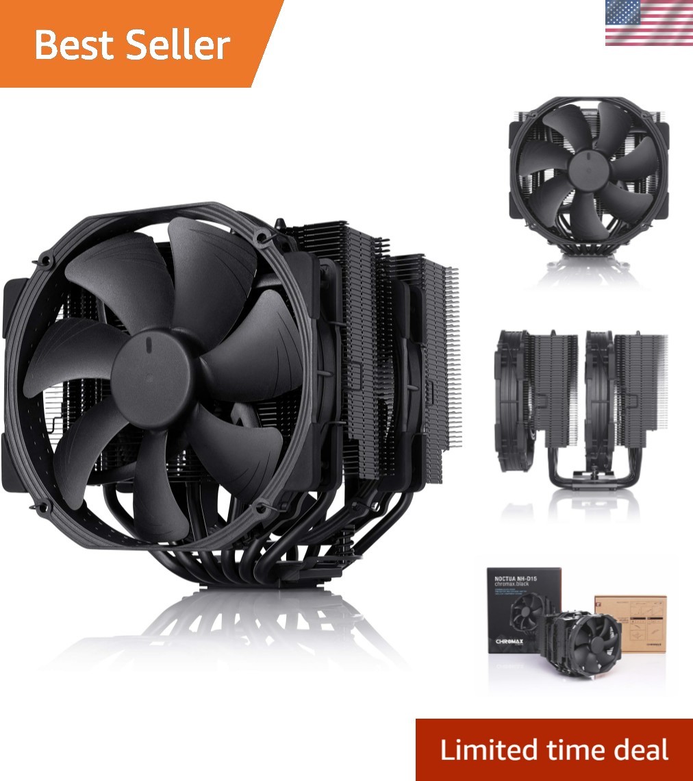 Low-Noise Dual Tower CPU Cooler for Exceptional Cooling Efficiency