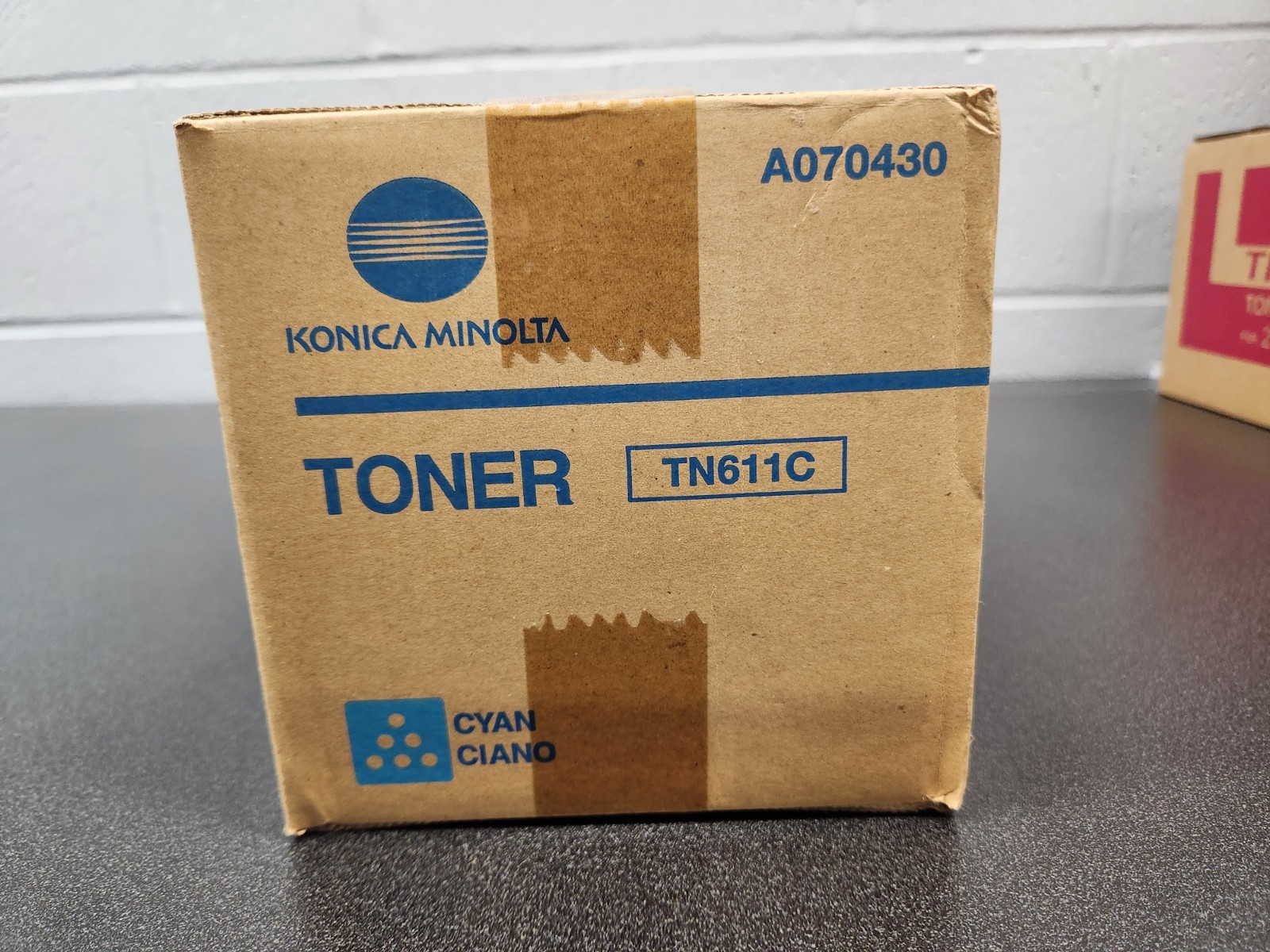 Konica Minolta TN611C (A070430) Cyan Toner Cartridge for Bizhub C451 C550 C650
