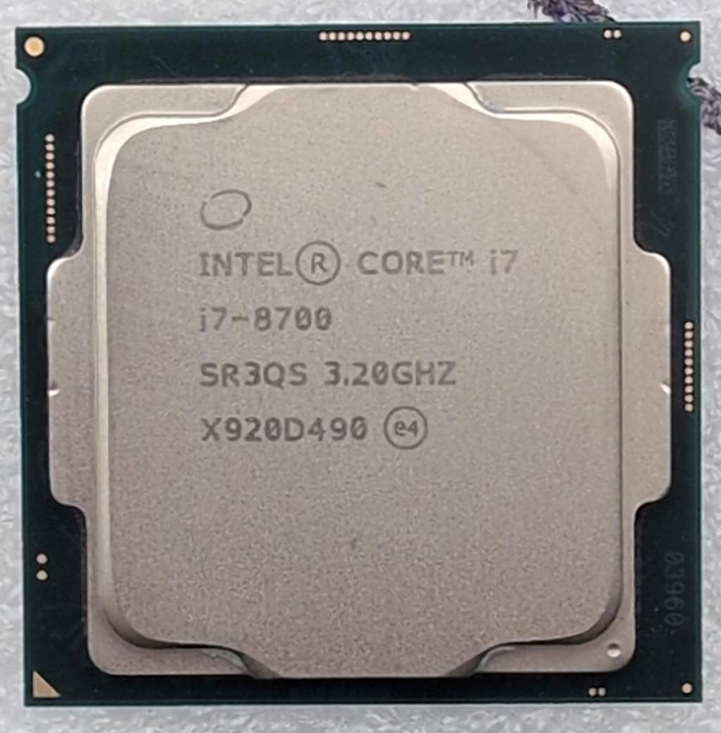 Intel Core i7-8700 SR3QS 3.20GHz 6-Core FCLGA1151 CPU processor