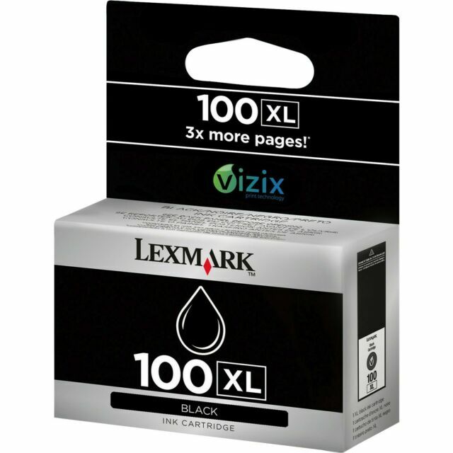 Lexmark 100 XL Genuine Black INK 100xl for S815 S301 S305 S405 S505 S605 Pro905