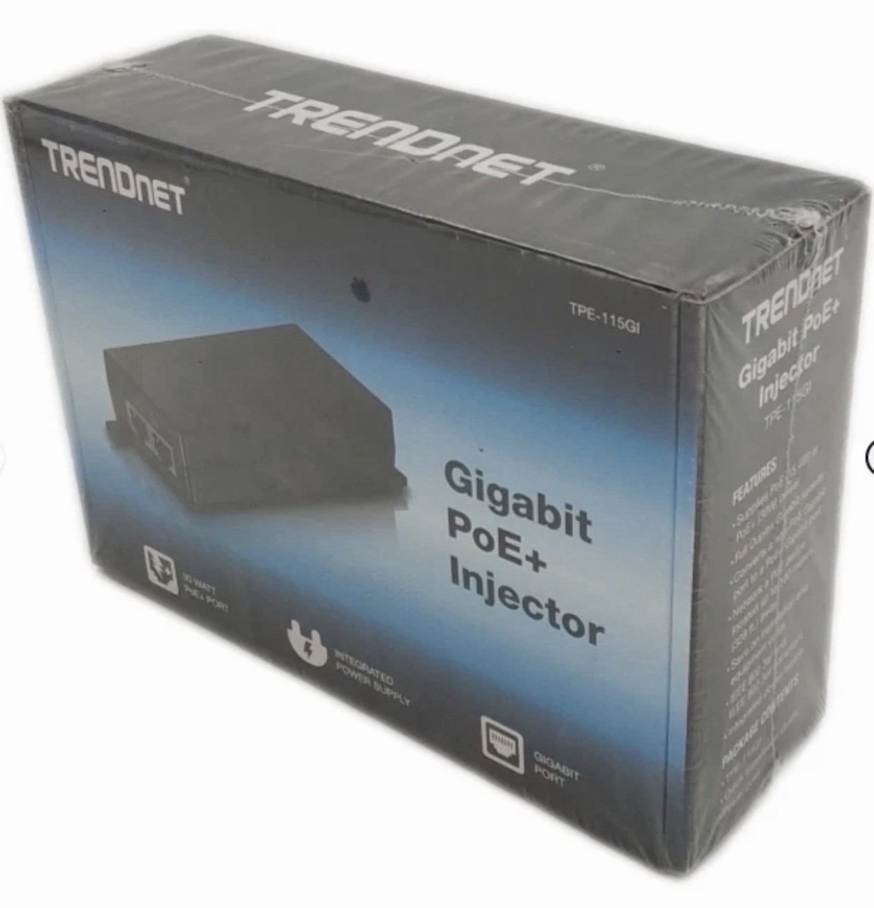FACTORY SEALED TRENDnet Gigabit PoE Injector  TPE-115GI