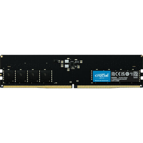 Crucial 16GB (1 x 16GB) PC5-38400 (DDR5-4800) UDIMM Memory - CT16G48C40U5