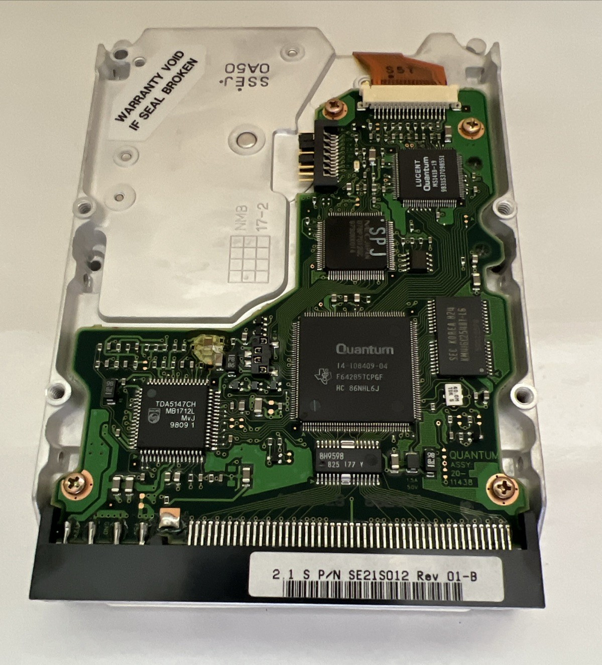 Quantum Fireball SE21S012 Rev 01-B , 50-Pin 2.1GB 5400RPM 3.5''