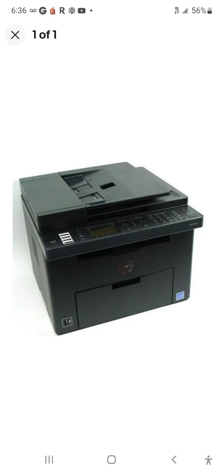 Dell C1765nfw All-In-One Laser Printer 100% TONERS 1K PRINT JOBS