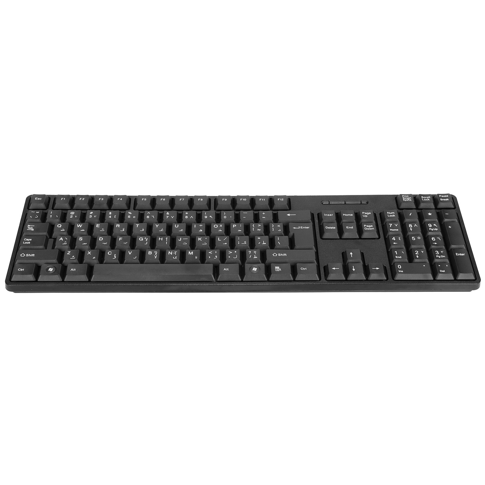 Computer Keyboards Ergonomic Design Durable USB Wired Arabic English Mechanical