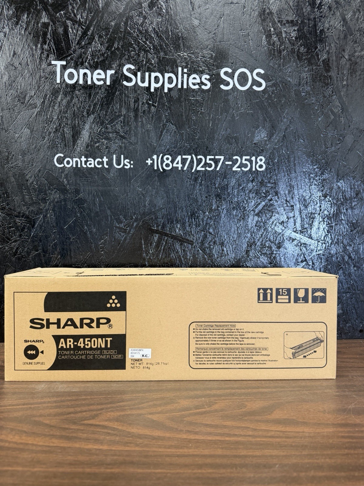 Genuine Sharp AR-450NT / AR450NT Black Toner Cartridge for AR P350/450 M350/450