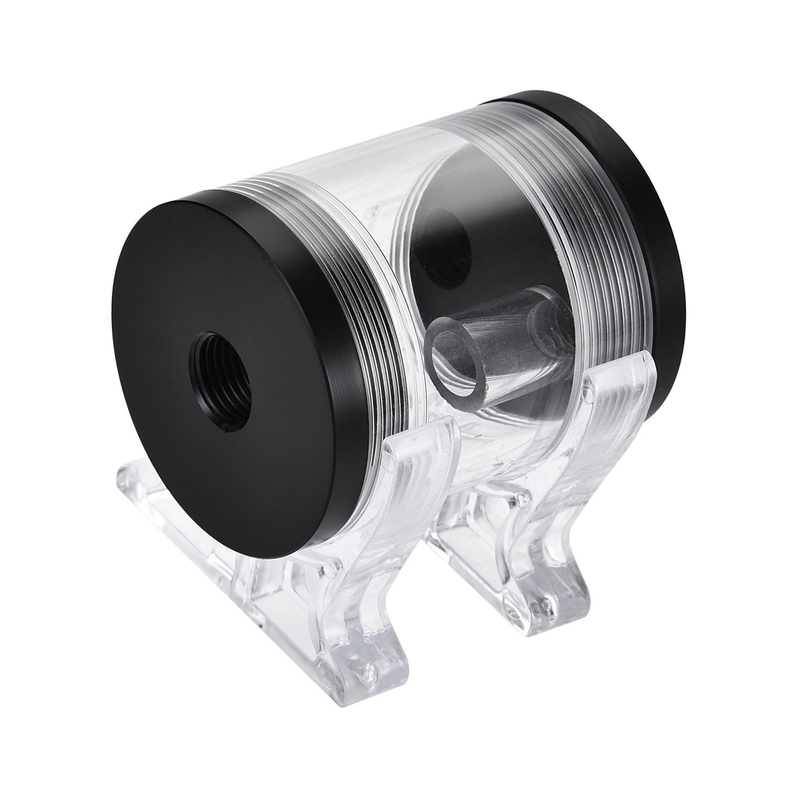 Water Cooling Tank 50mm x 60mm Acrylic and Acetal 1 In 2 Out for PC CPU Cooled