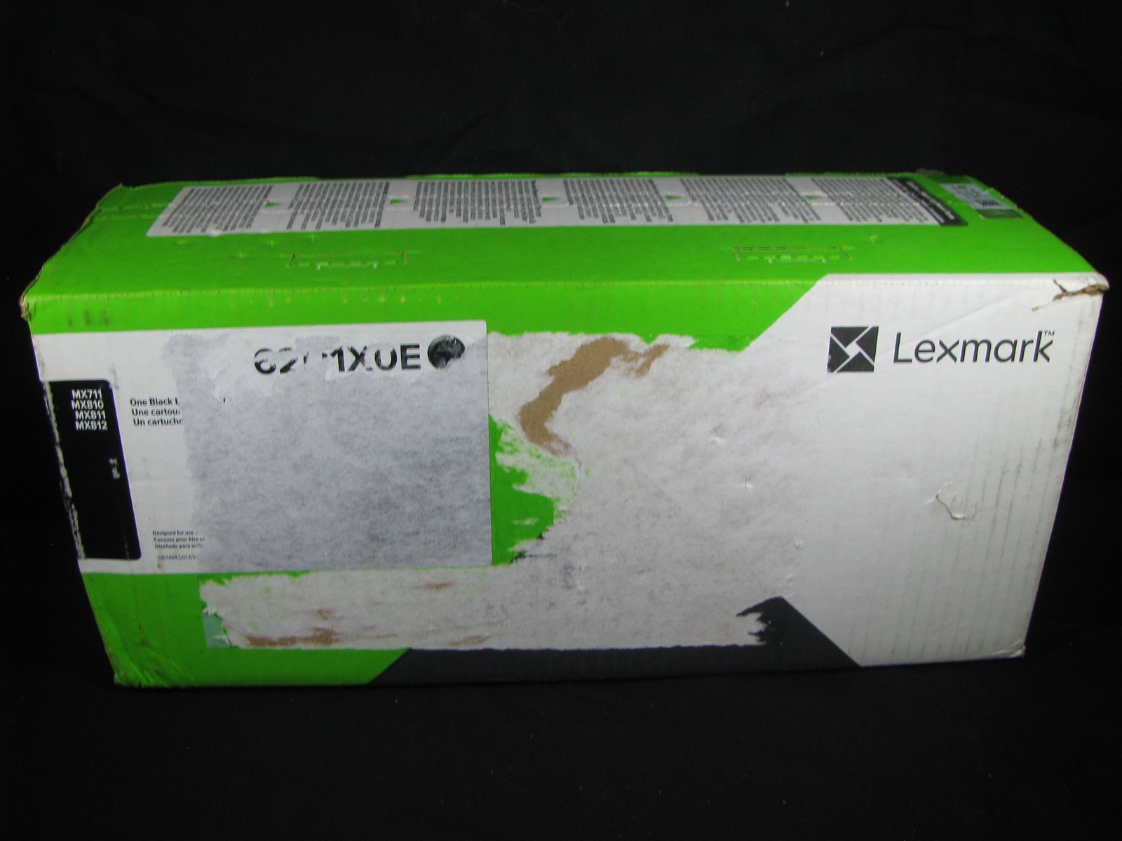 Genuine LEXMARK 62D1X0E EXTRA HIGH YIELD TONER CARTRIDGE - DAMAGED BOX - OPEN