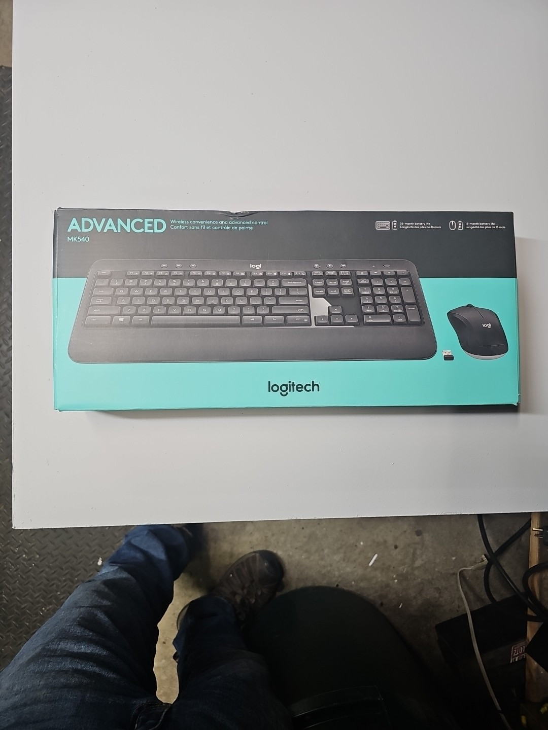 logitech mk540 wireless keyboard mouse combo   920-008671