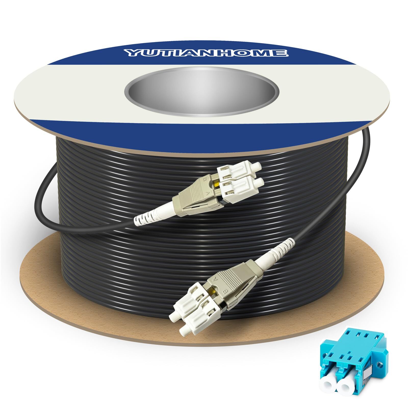 250ft 75 Meters Uniboot Om3 Fiber Lc To Lc Outdoor Armored Fiber Optic Cable 4