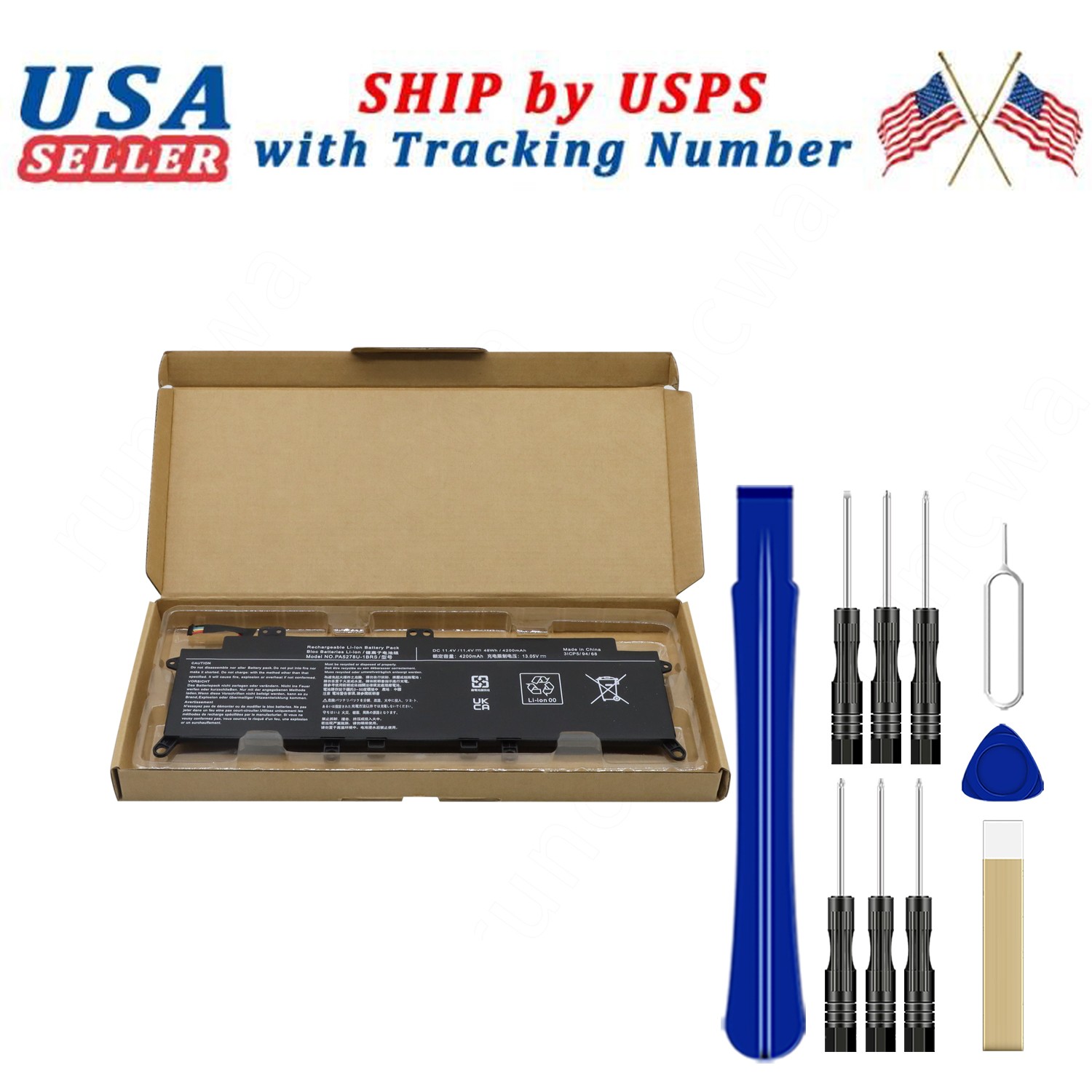 Replacement Battery PA5278U-1BRS For Toshiba Portege X30-D X30-E X30-F Series
