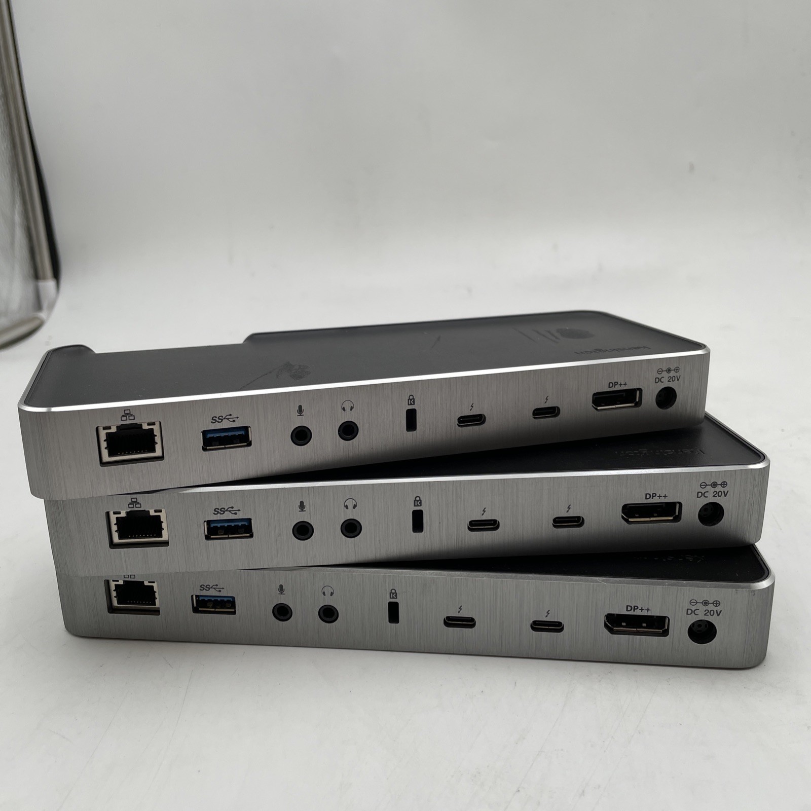 LOT OF 3 Kensington SD5000T Thunderbolt 3 4K Docking Stations