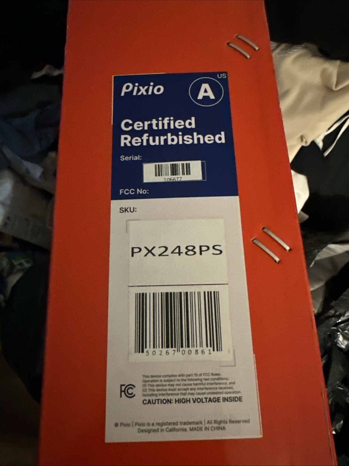 Pixio PX248 Prime S 24 inch 165Hz IPS 1080p AMD FreeSync eSports Gaming Monitor