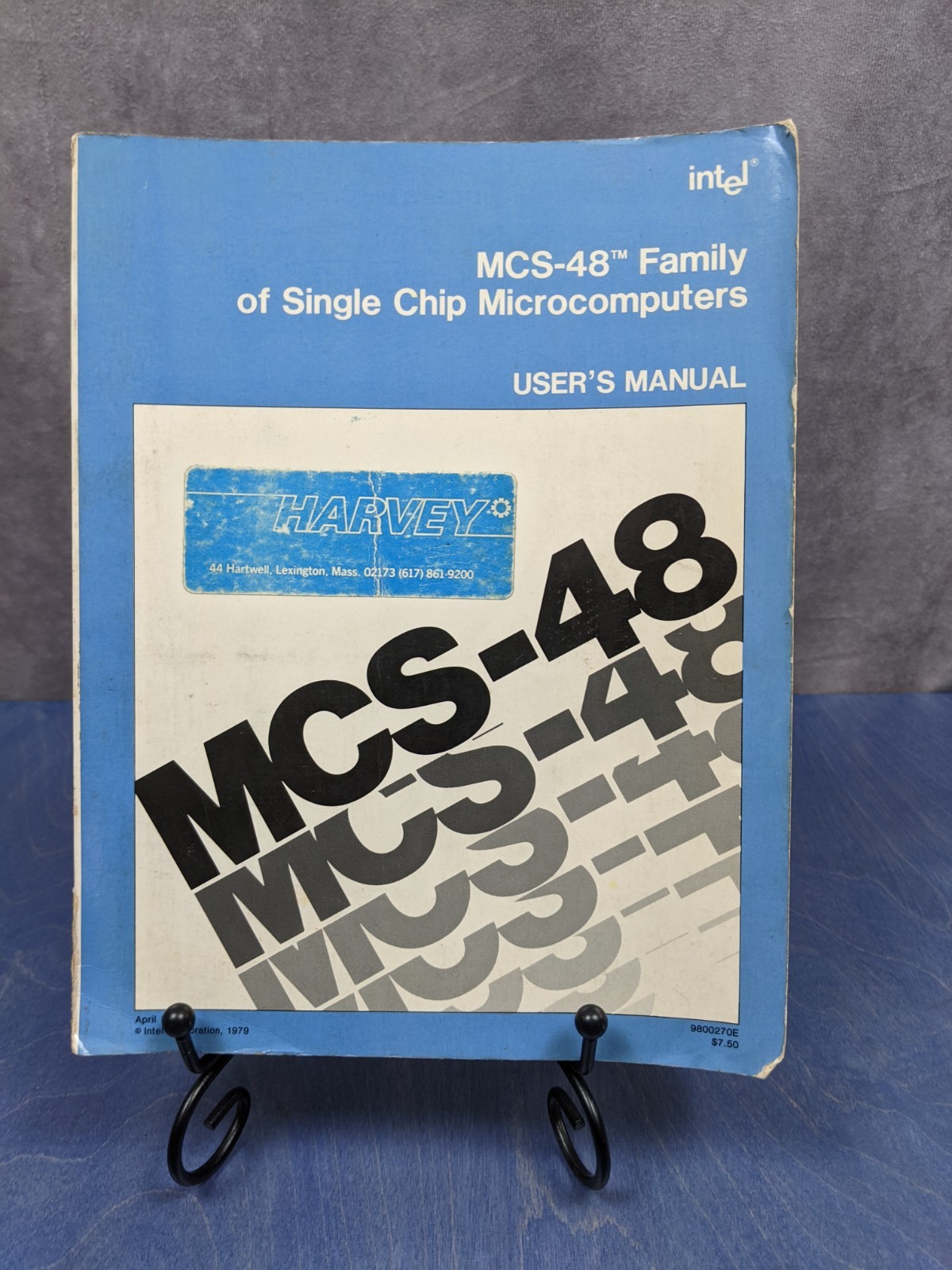 Vintage 1979 Intel MCS-48 User Manual 8048 8748 Microcomputer Data Book Original