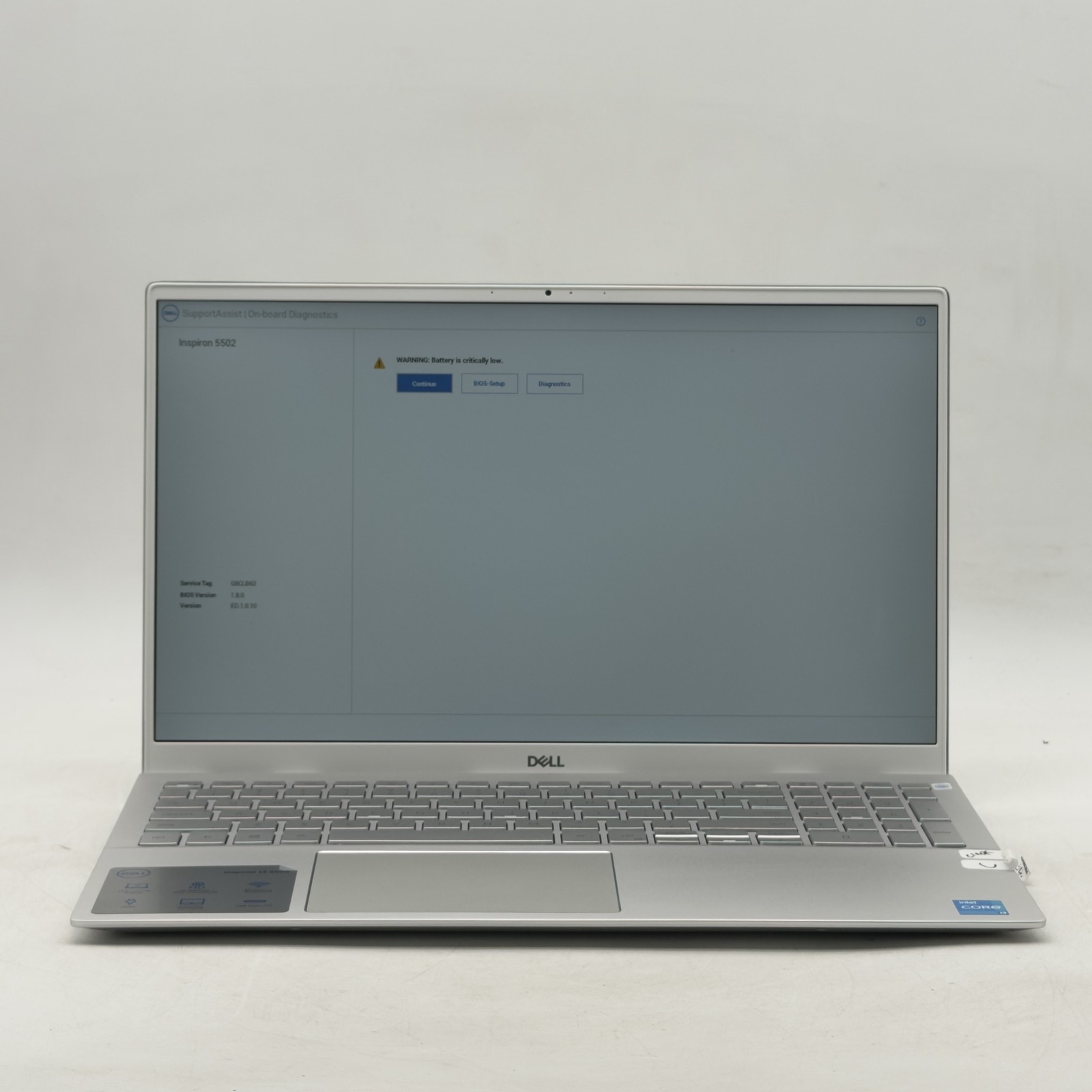 Dell Inspiron 5502 15.6" 16GB 512GB i3-1115G4 |No OS| Read